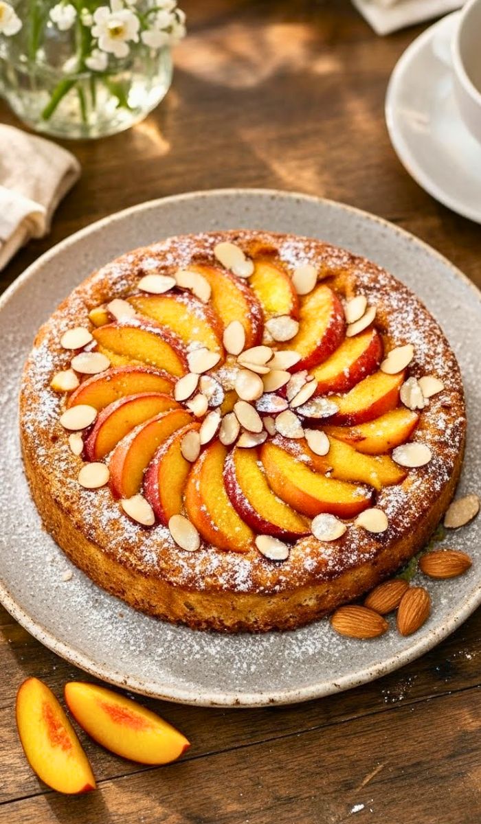 Ina Garten Peach Almond Torte Recipe