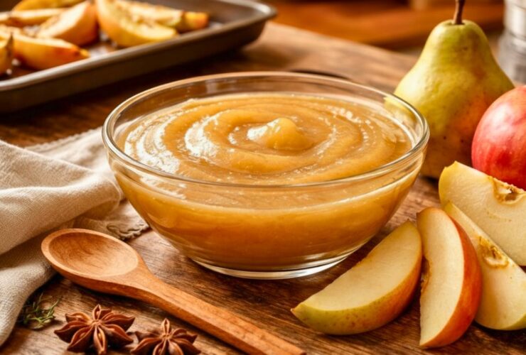 Ina Garten Roasted Pear and Apple Sauce Recipe