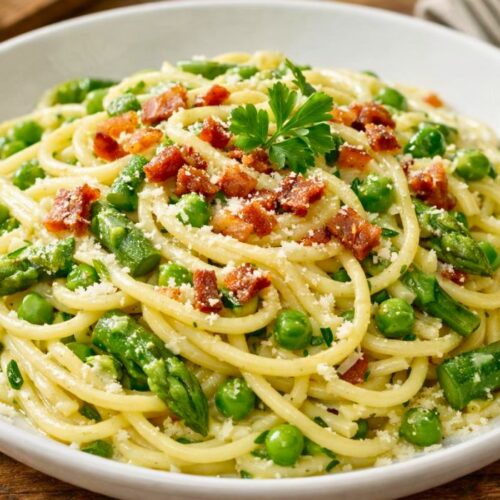 Ina Garten Spring Green Spaghetti Carbonara Recipe