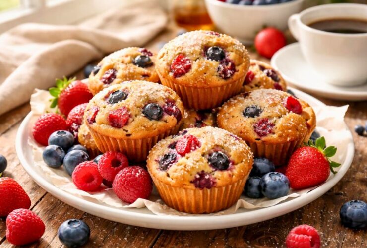 Ina Garten Tri Berry Muffins Recipe