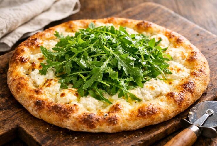 Ina Garten White Pizza with Arugula Recipe