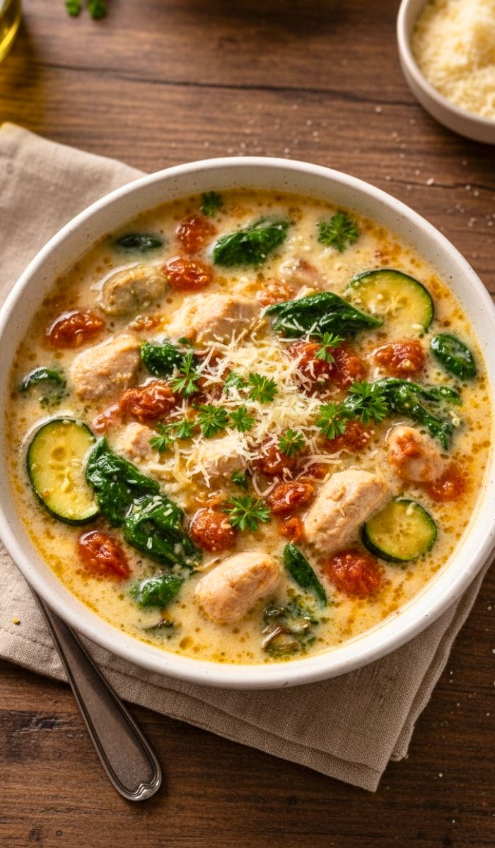 Instant Pot Keto Tuscan Soup Recipe