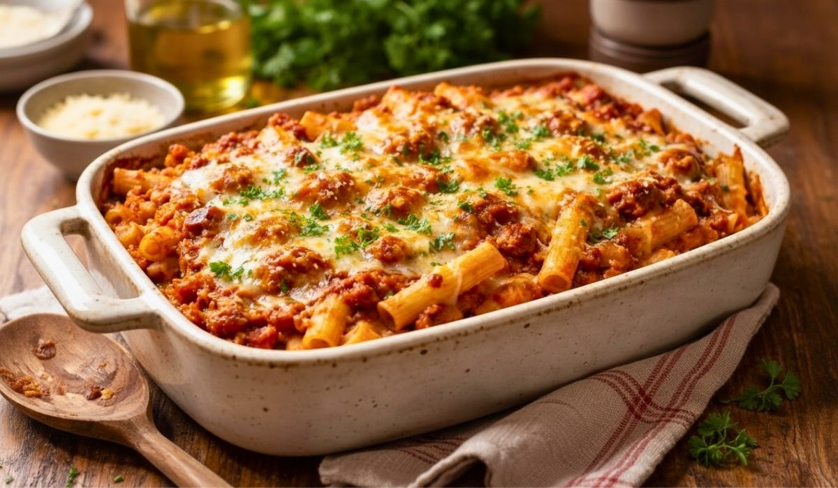 Pioneer Woman Ziti Bake Recipe