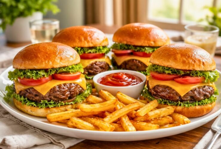 Aunt Kathy's Oven Burgers Recipe