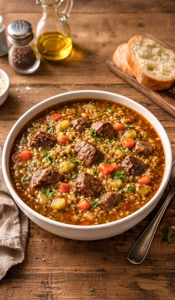 Ina Garten Beef and Barley Soup Recipe
