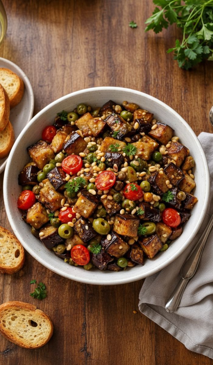 Ina Garten Roasted Eggplant Caponata Recipe
