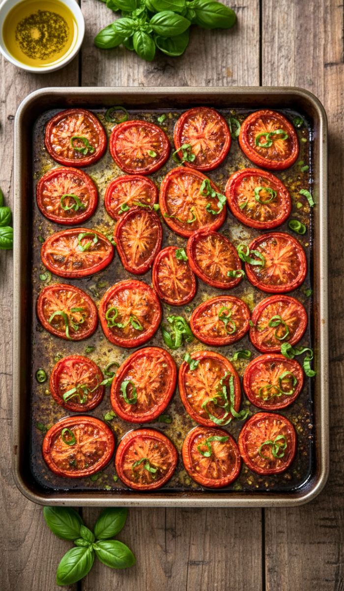 Ina Garten Roasted Tomatoes with Basil Recipe