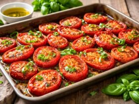 Ina Garten Roasted Tomatoes with Basil Recipe
