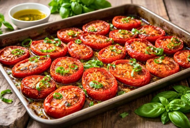 Ina Garten Roasted Tomatoes with Basil Recipe