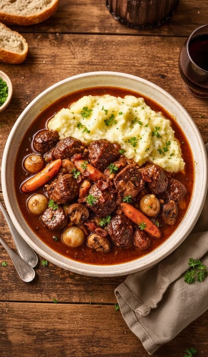 Julia Child's Beef Bourguignon Recipe