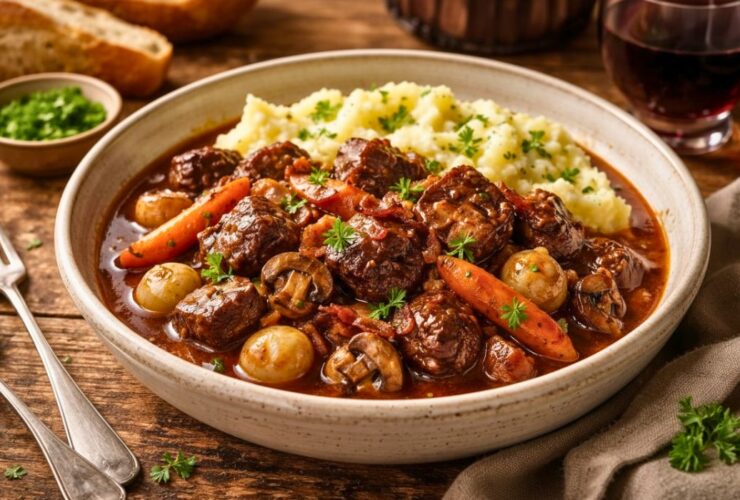 Julia Child's Beef Bourguignon Recipe