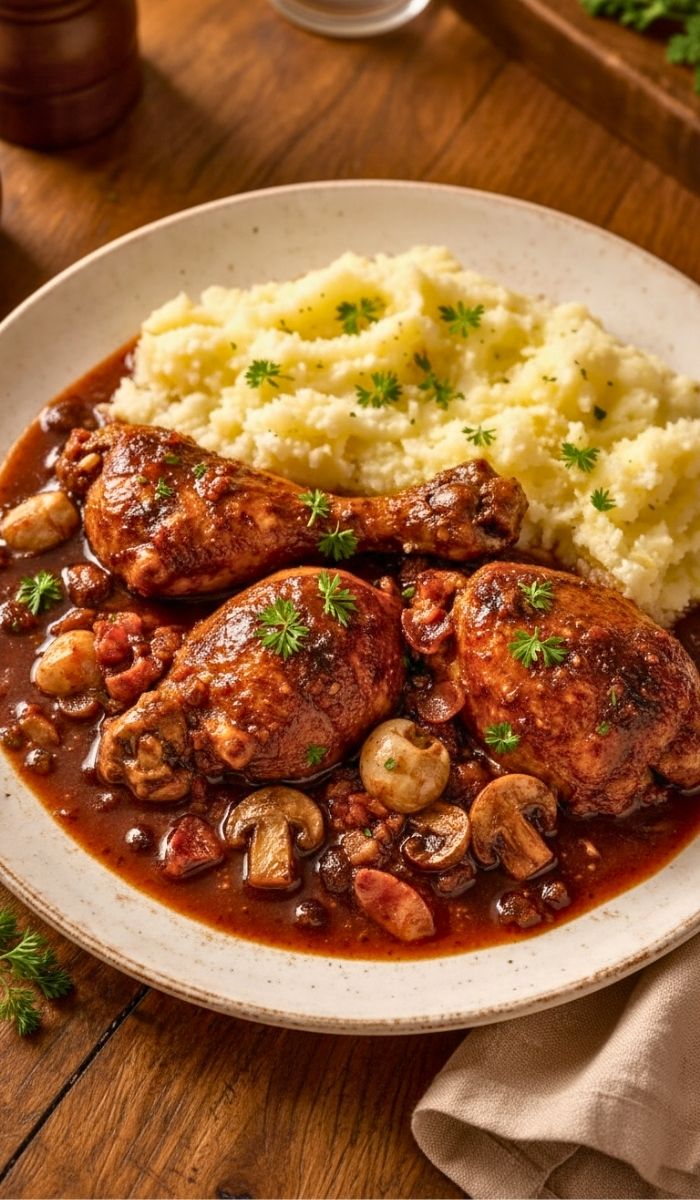 Julia Child’s Coq au Vin Recipe