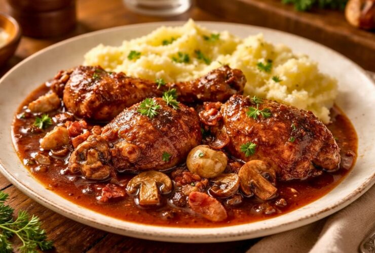 Julia Child’s Coq au Vin Recipe
