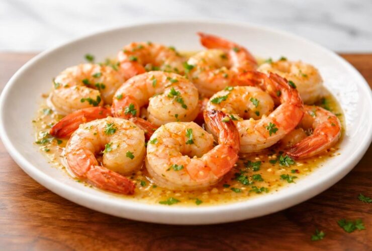 5 Ingredient Garlic Butter Shrimp Recipe