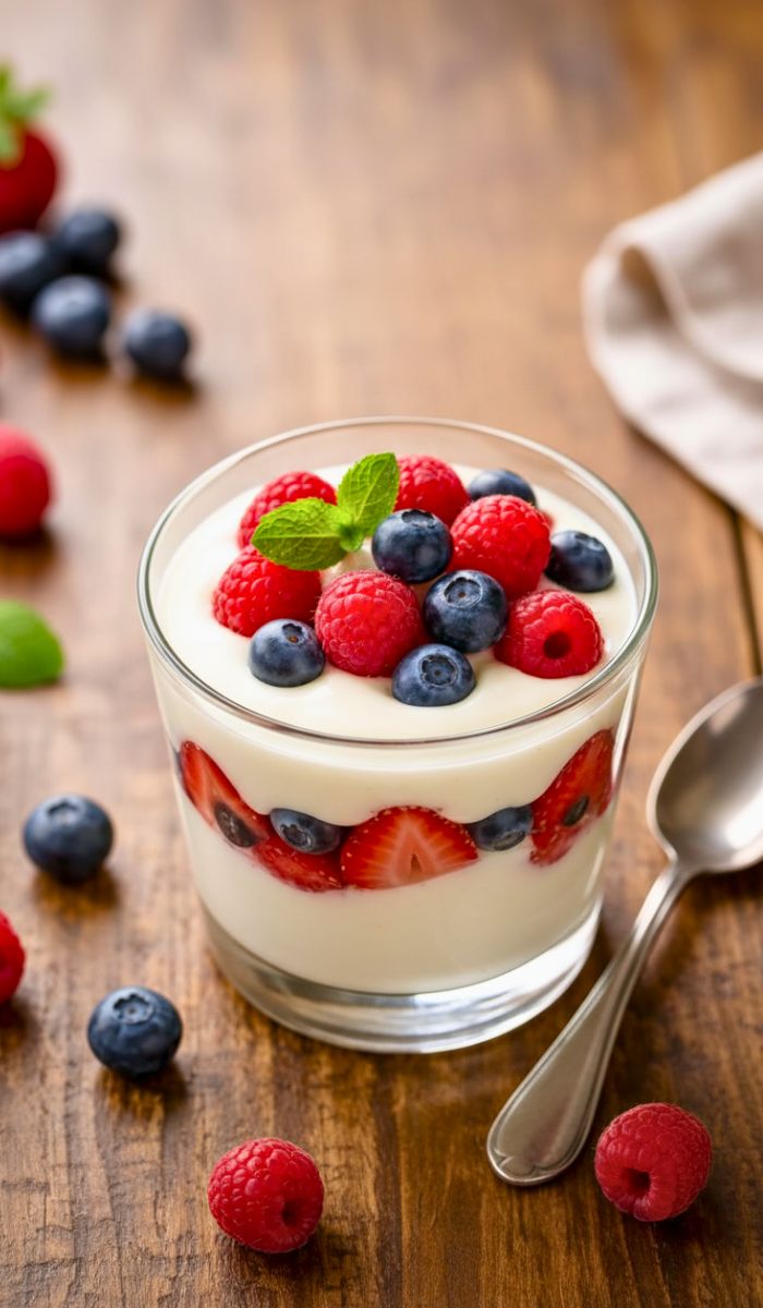 Bavarian Cream and Berries Recipe