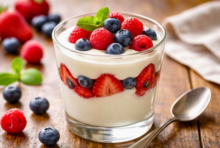 Bavarian Cream and Berries Recipe