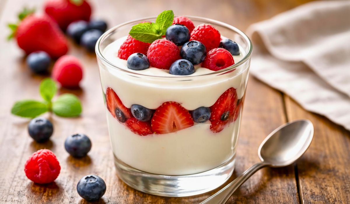 Bavarian Cream and Berries Recipe