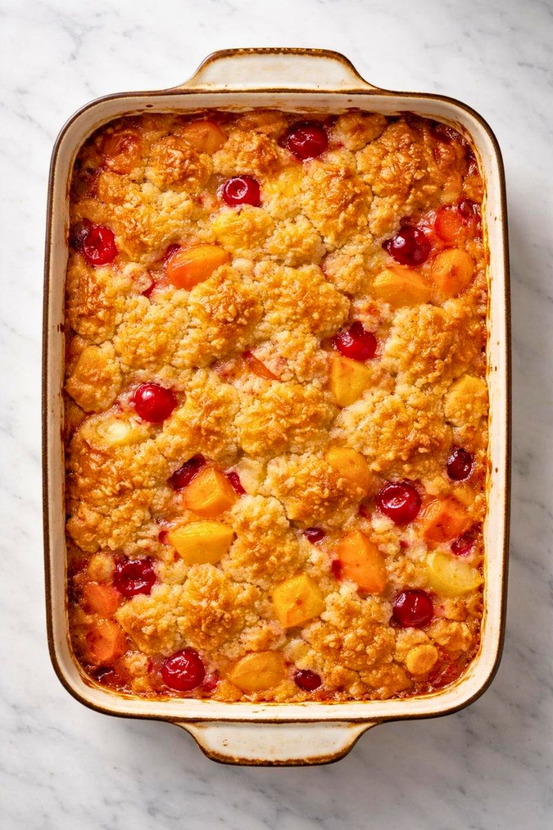 Dolly Parton Fruit Cocktail Cobbler Recipe
