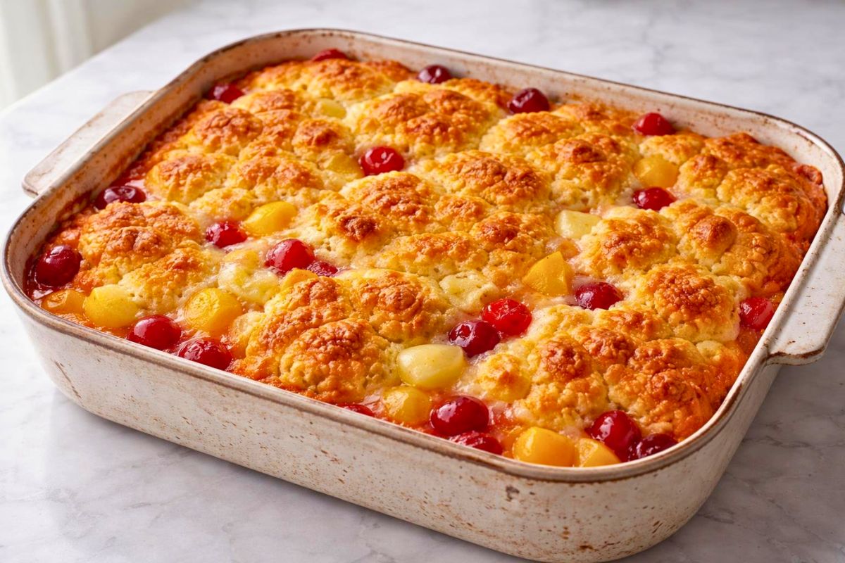Dolly Parton Fruit Cocktail Cobbler Recipe