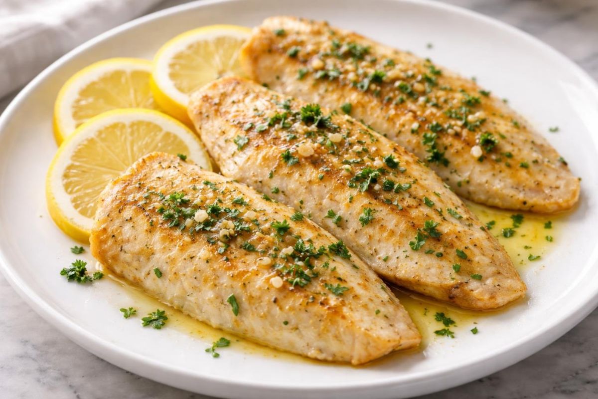 Garlic Butter Oven Baked Tilapia Recipe