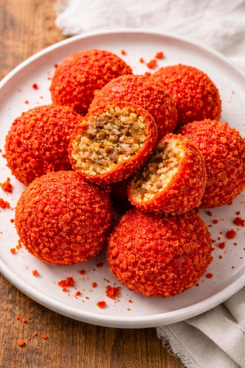 Hot Cheeto Boudin Balls Recipe