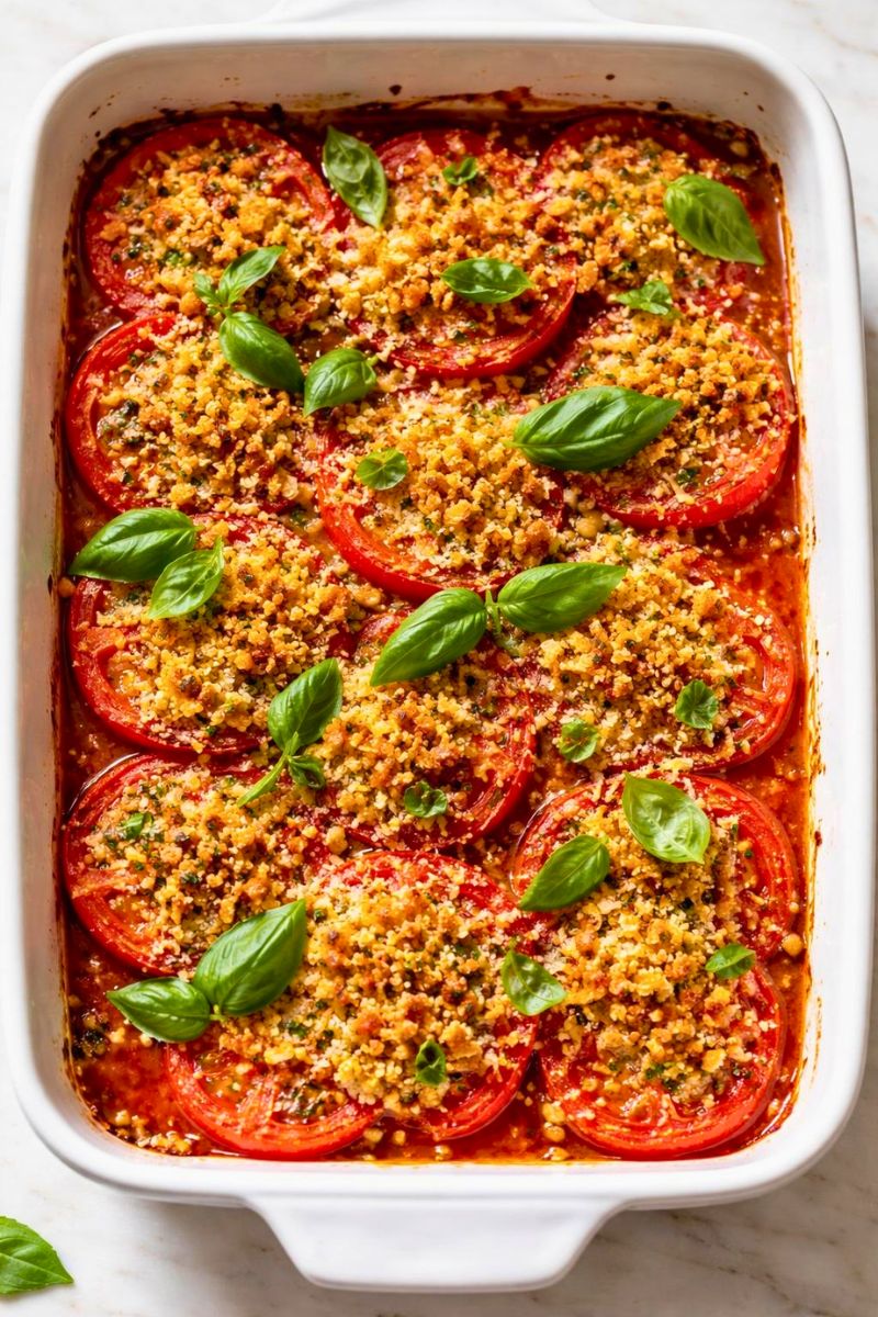 Ina Garten Basil Scalloped Tomatoes Recipe