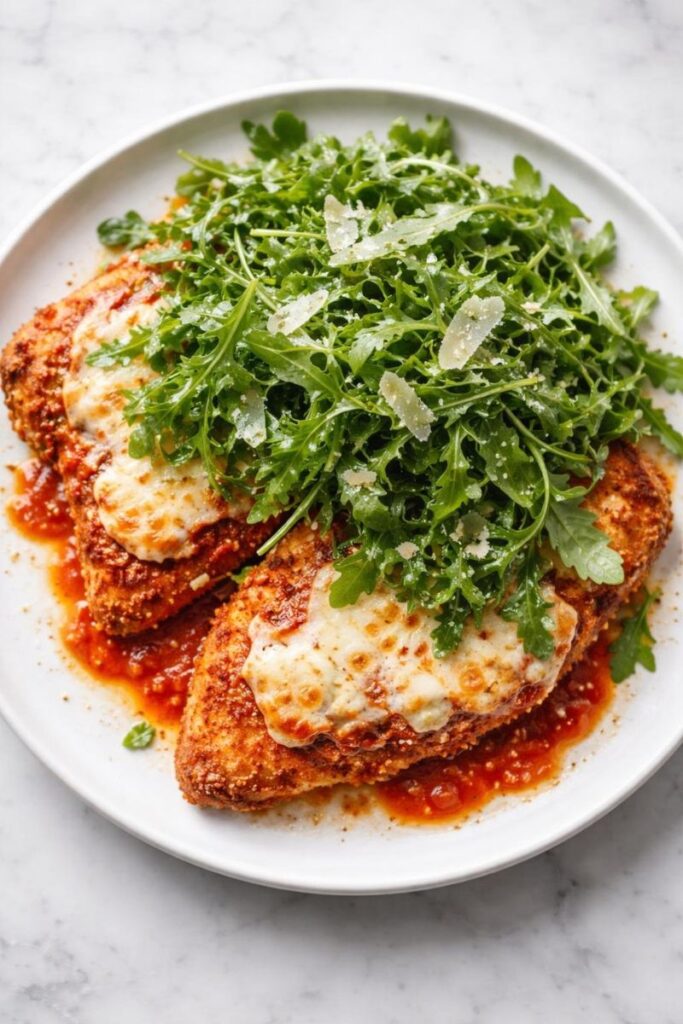 Ina Garten Chicken Parmesan with Arugula Recipe