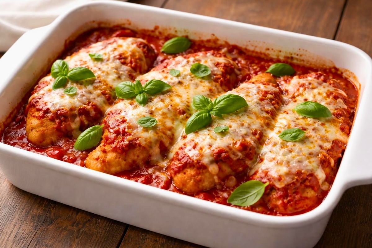 Ina Garten Chicken Parmesan with Tomato Sauce Recipe