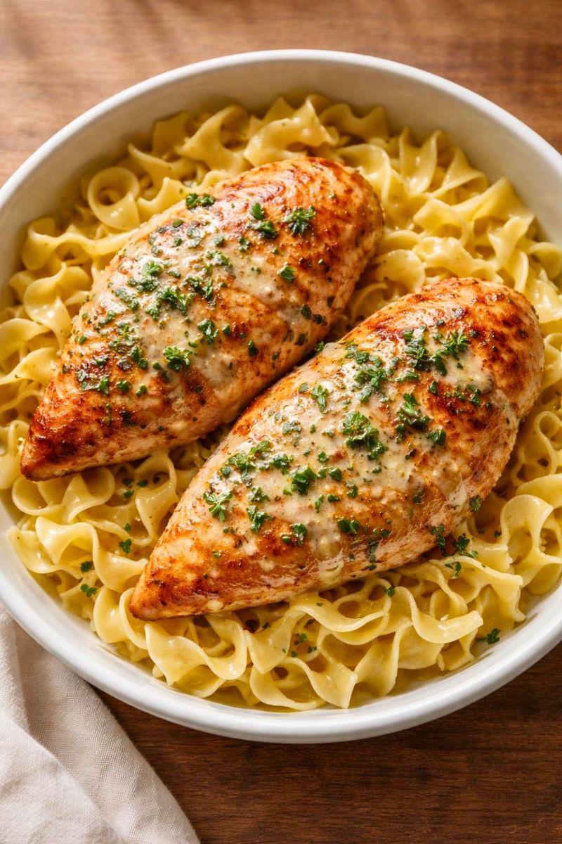 Ina Garten Chicken with Buttered Noodles Recipe