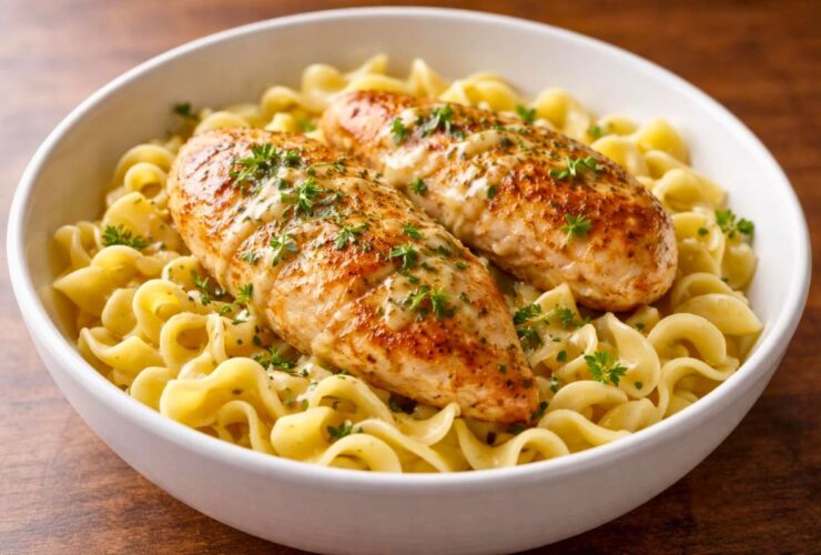 Ina Garten Chicken with Buttered Noodles Recipe