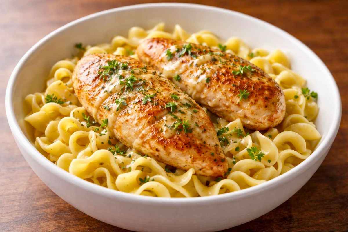 Ina Garten Chicken with Buttered Noodles Recipe