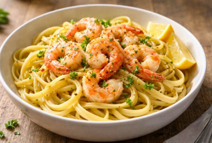 Ina Garten Linguine with Shrimp Scampi Recipe