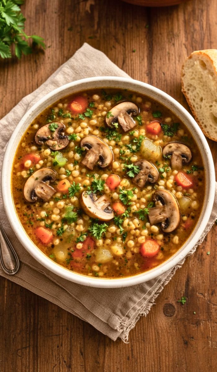 Ina Garten Mushroom Farro Soup Recipe