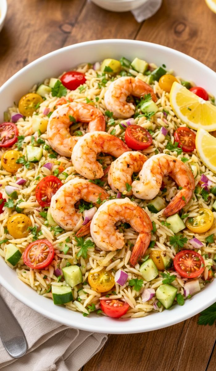 Ina Garten Orzo Salad with Shrimp Recipe