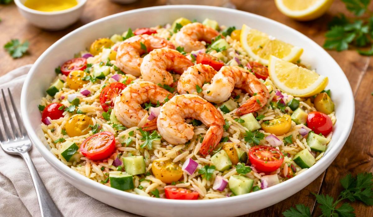 Ina Garten Orzo Salad with Shrimp Recipe