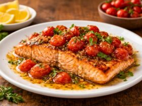 Ina Garten Salmon with Melting Tomatoes Recipe