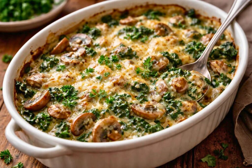 Ina Garten Spinach and Mushroom Casserole Recipe