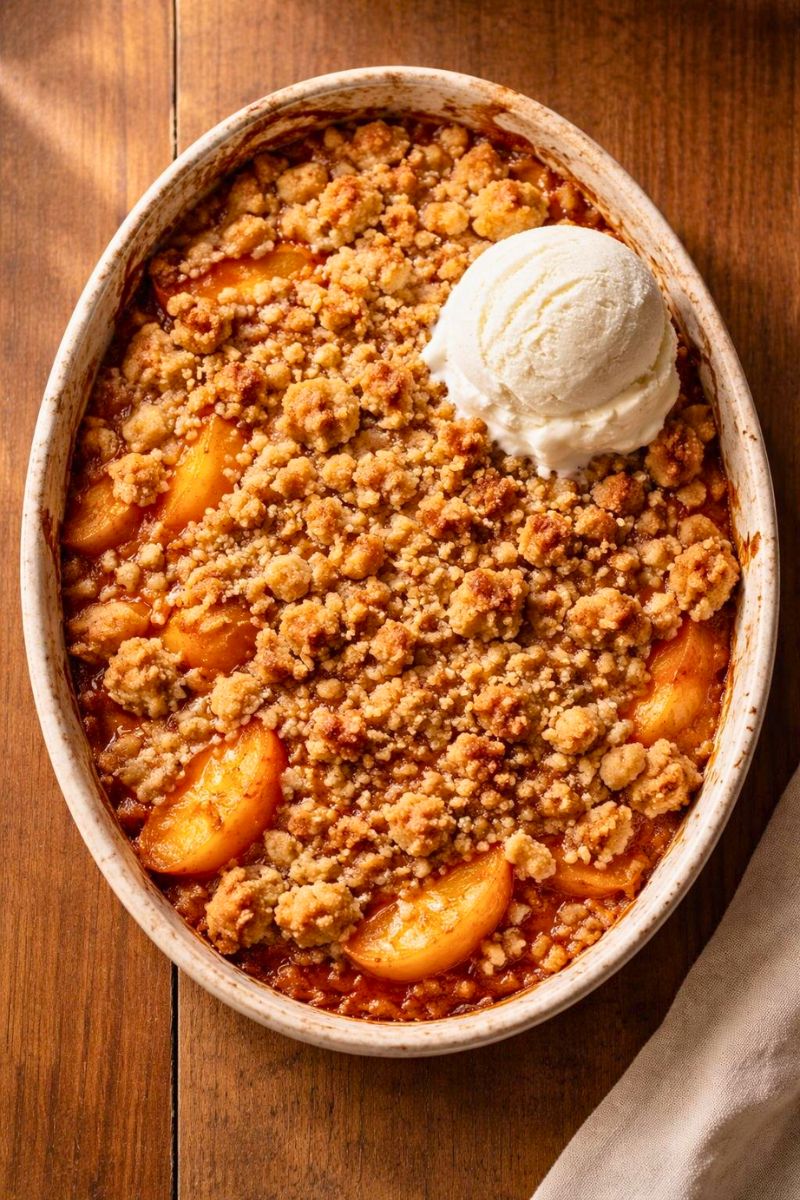 Martha Stewart Peach Crumble Recipe
