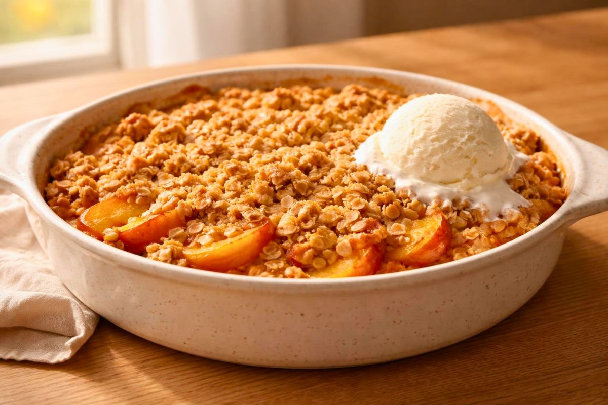Martha Stewart Peach Crumble Recipe