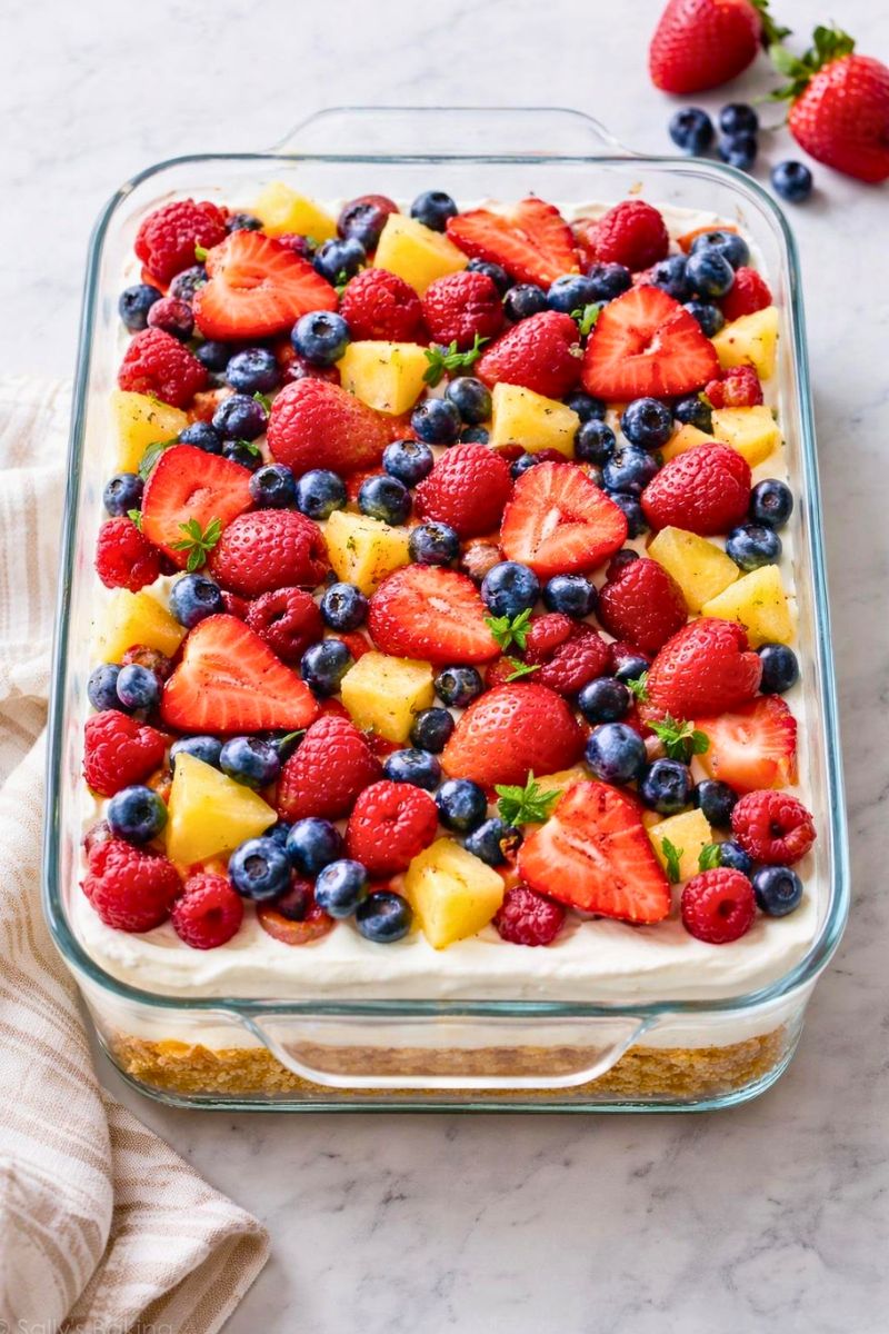 No Bake Summer Lasagna Recipe