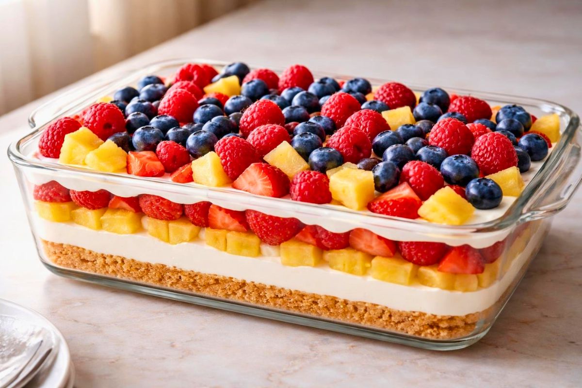 No Bake Summer Lasagna Recipe