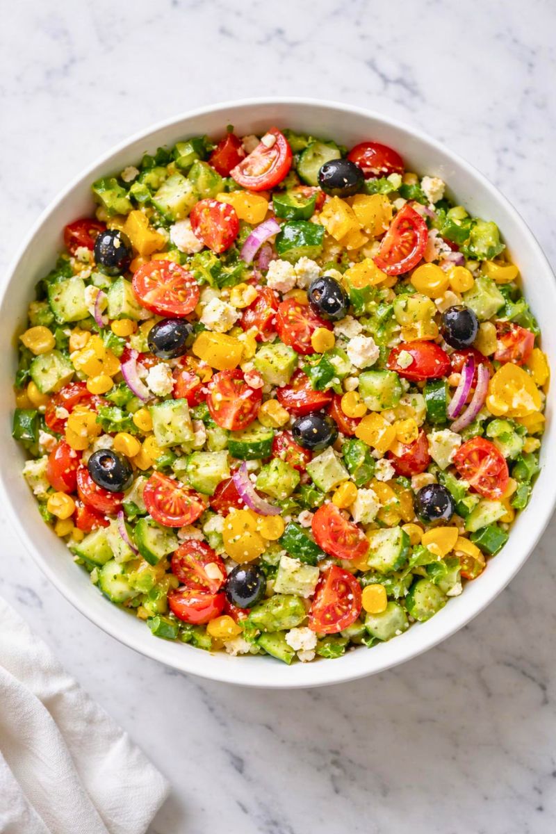 Martha Stewart Chopped Vegetable Salad Recipe