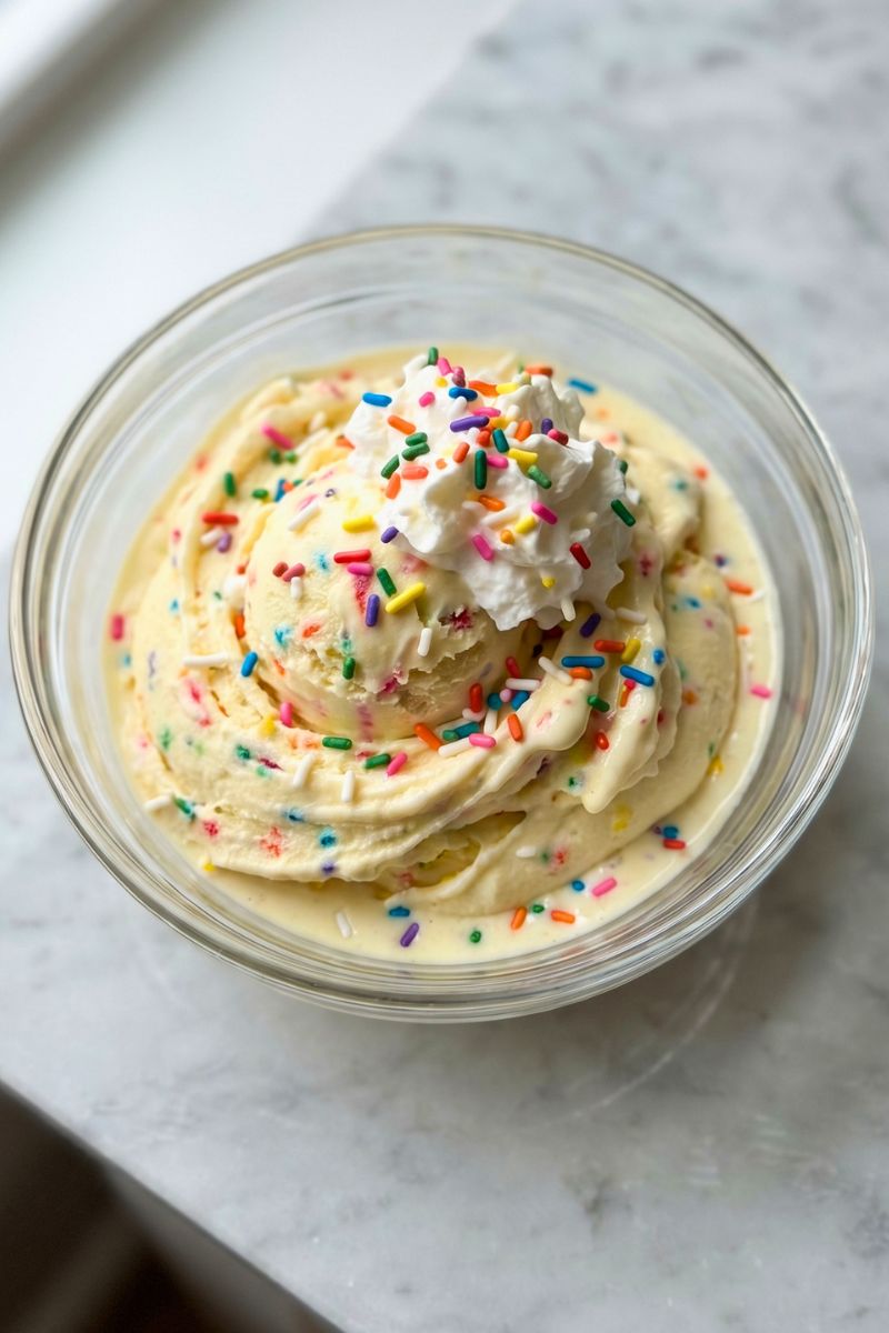 Ninja Creami Cake Batter Ice Cream Recipe