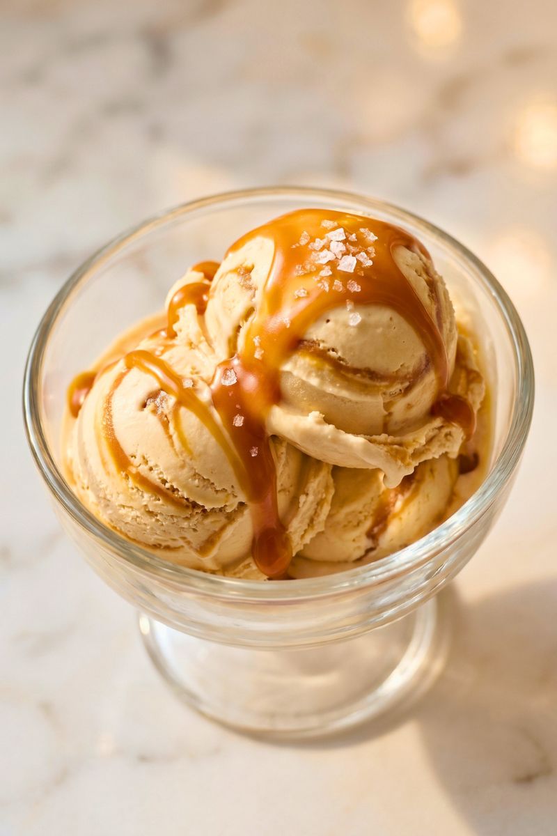 Ninja Creami Creamy Salted Caramel Ice Cream Recipe