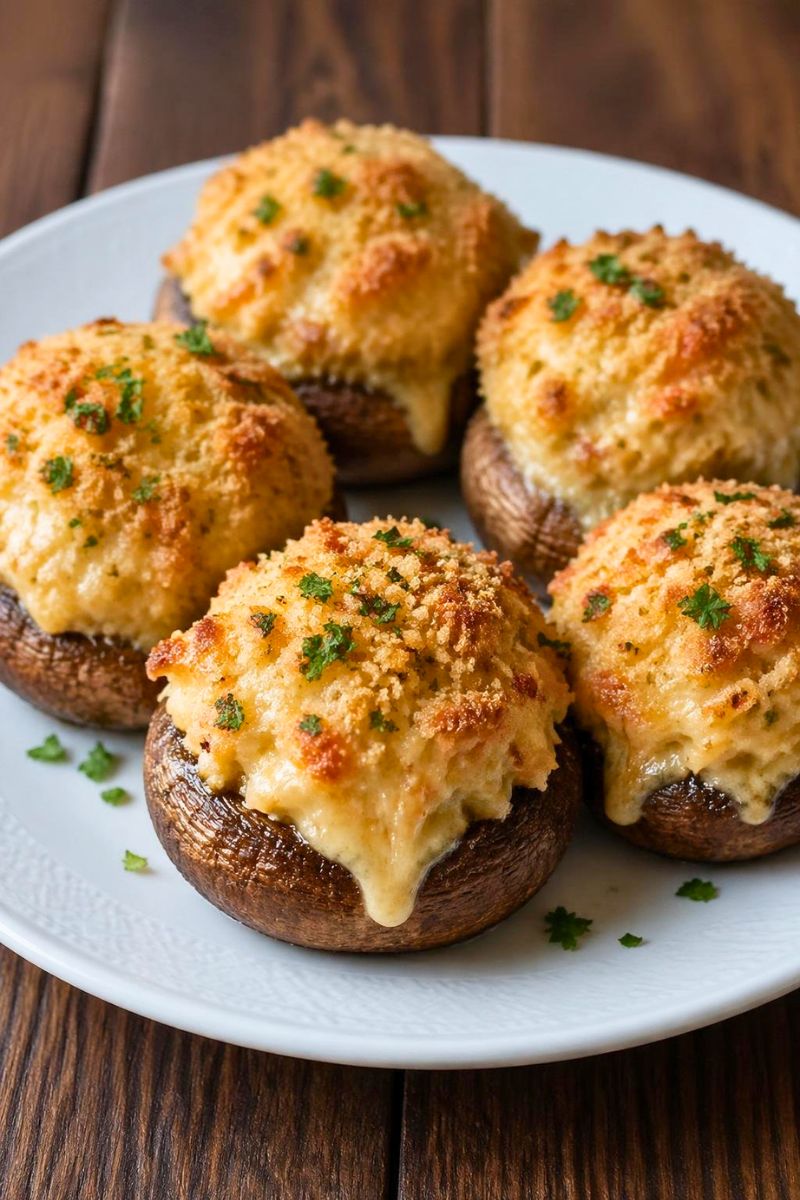 Ruth’s Chris Crab Stuffed Mushrooms