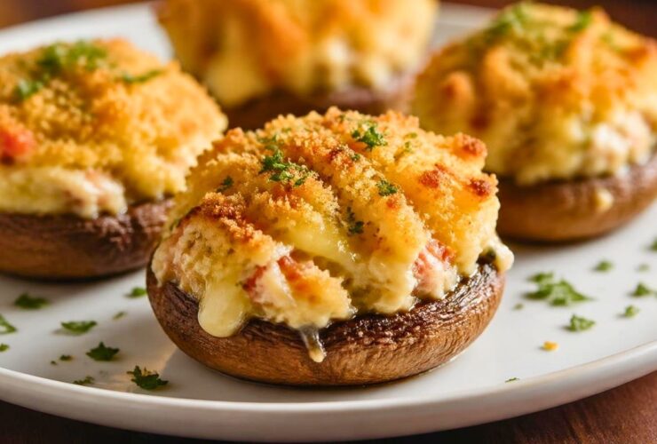 Ruth’s Chris crab stuffed mushrooms recipe