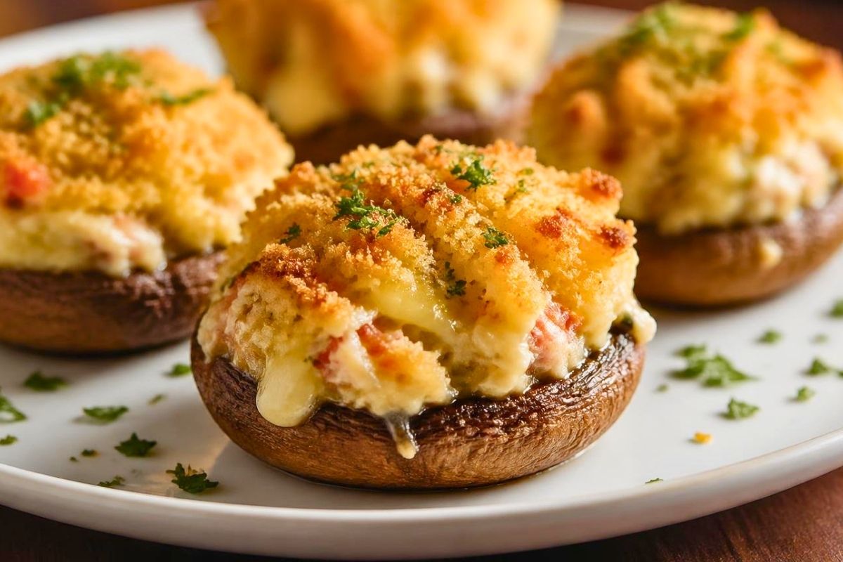 Ruth’s Chris crab stuffed mushrooms recipe