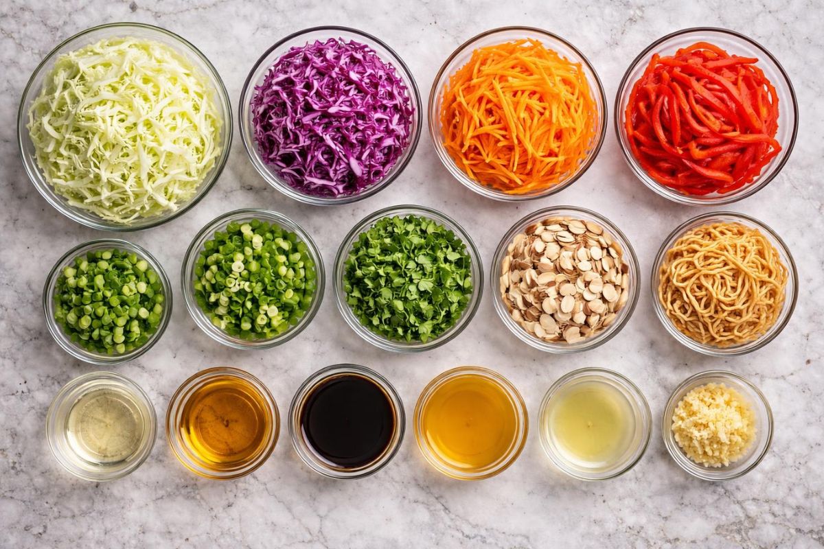 Ingredients You Need for Cooper's Hawk Asian Slaw Recipe