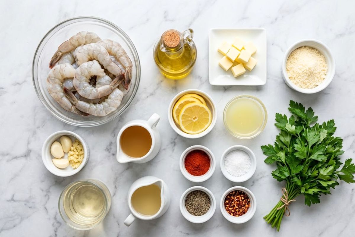Ingredients You Need for Cooper's Hawk Drunken Shrimp Recipe