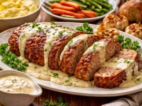 Ina Garten Meatloaf with Garlic Sauce Recipe